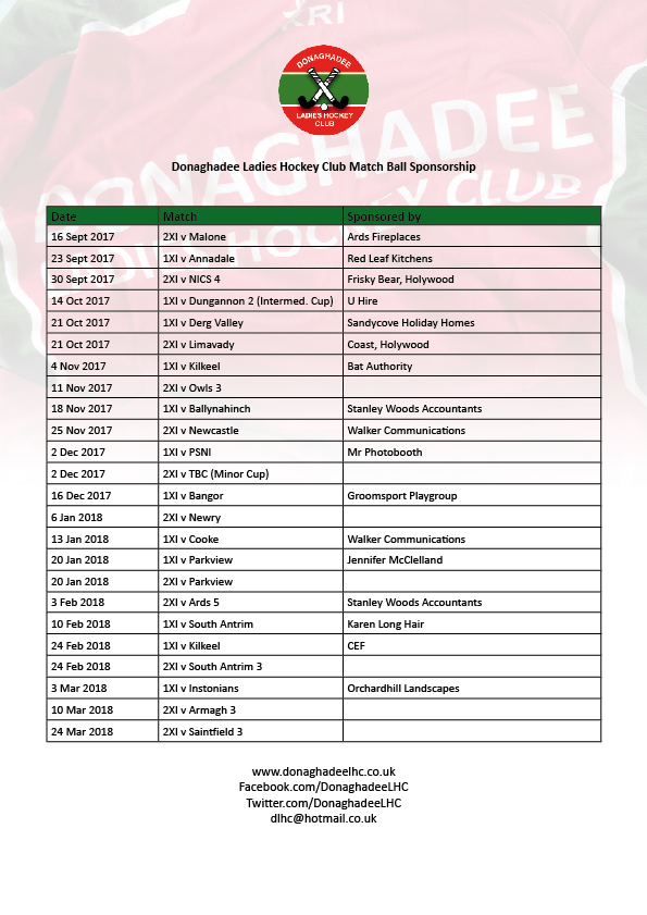 DLHC Match Ball Sponsorship for web