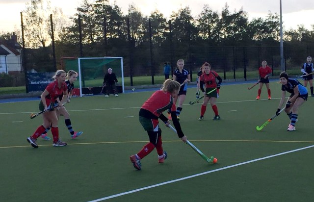 Action from the 2XI's match against Dromore 4XI