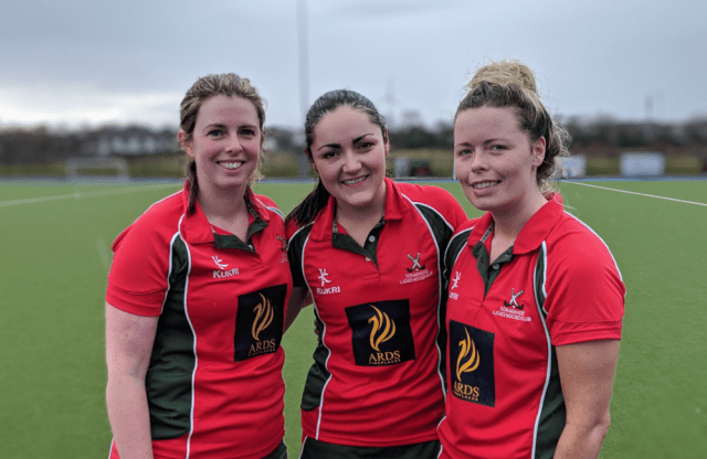 1XI scorers against Derg Valley: Ali Stevenson, Sarah-Louise Baird and Leanna McGimpsey-Young