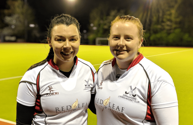 Scorers against PSNI Paige Reilly and Hannah McAdam