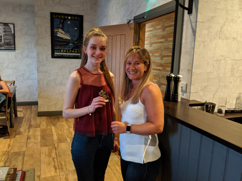 DLHC 2XI's Players' Player of the Year, Natalie Jamieson